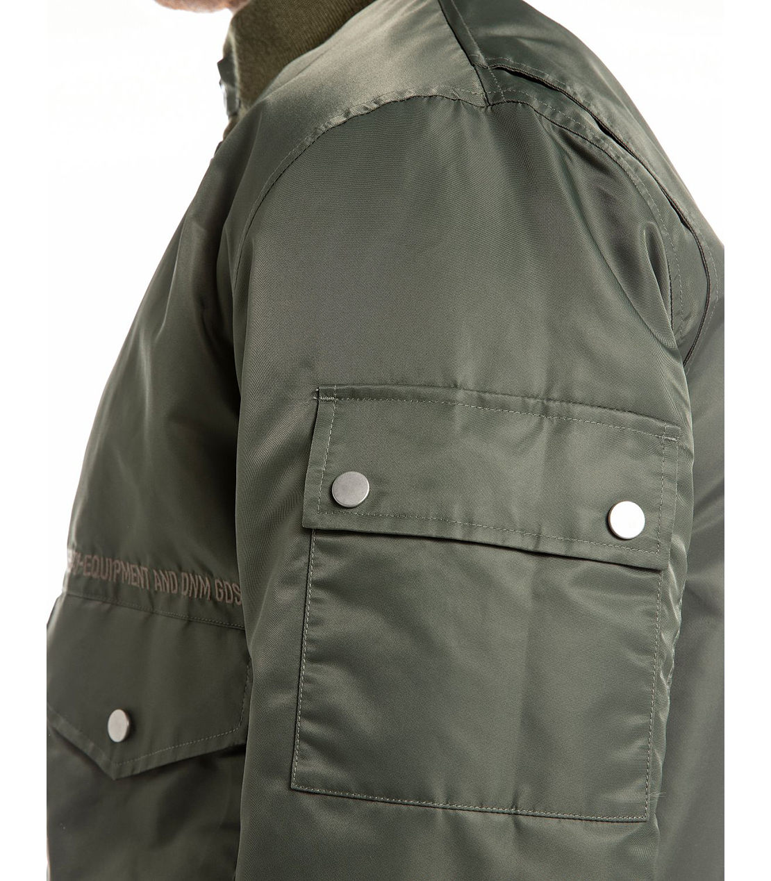 リサイクルナイロンライダージャケット 詳細画像 アーミーグリーン 4